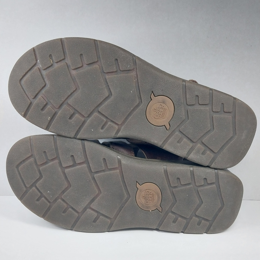 Born Sandals Mens 13 M Brown Leather Fisherman Comfort Slingback Adjustable - Picture 15 of 15